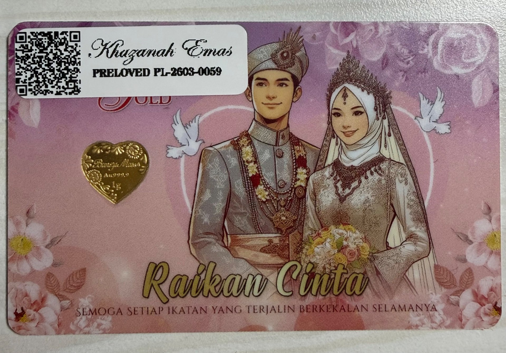 Gold Bar with Certificate (999.9)