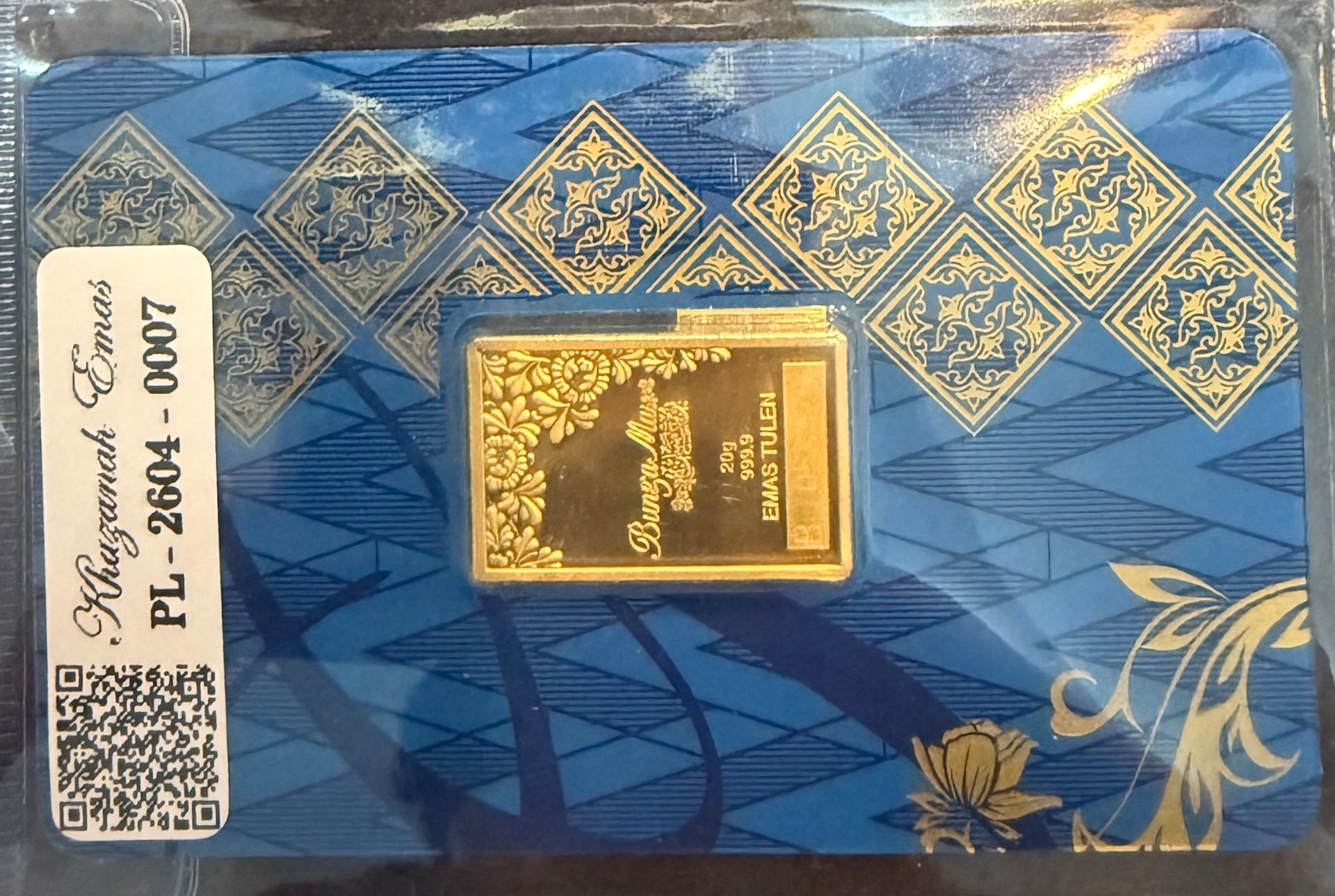 Gold Bar with Certificate (999.9)