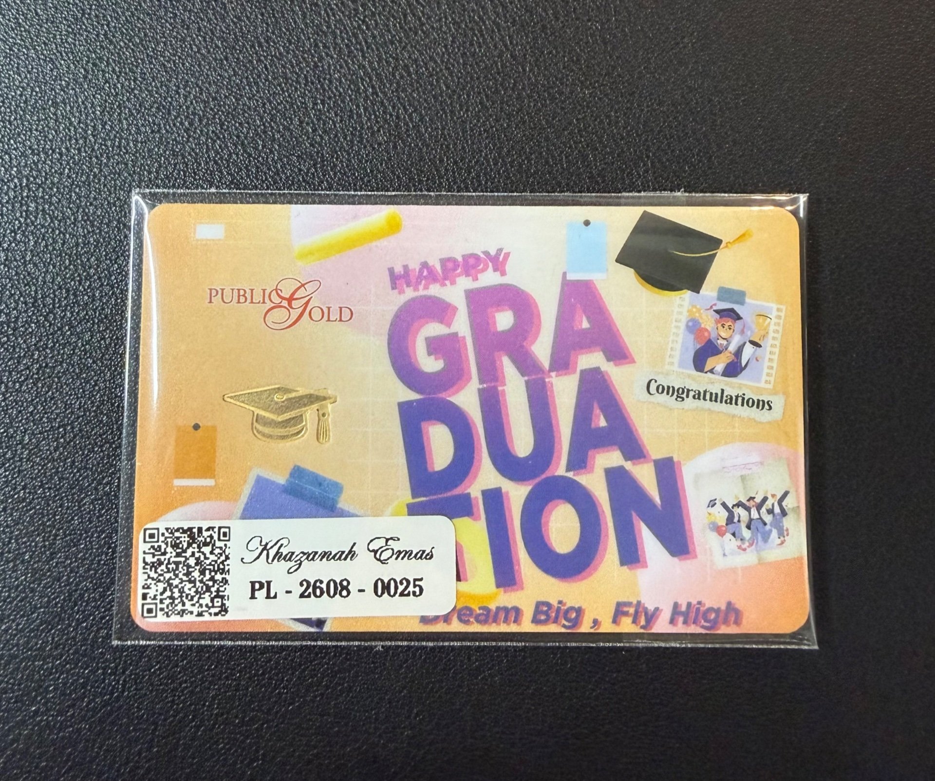Gold Bar with Certificate (999.9)