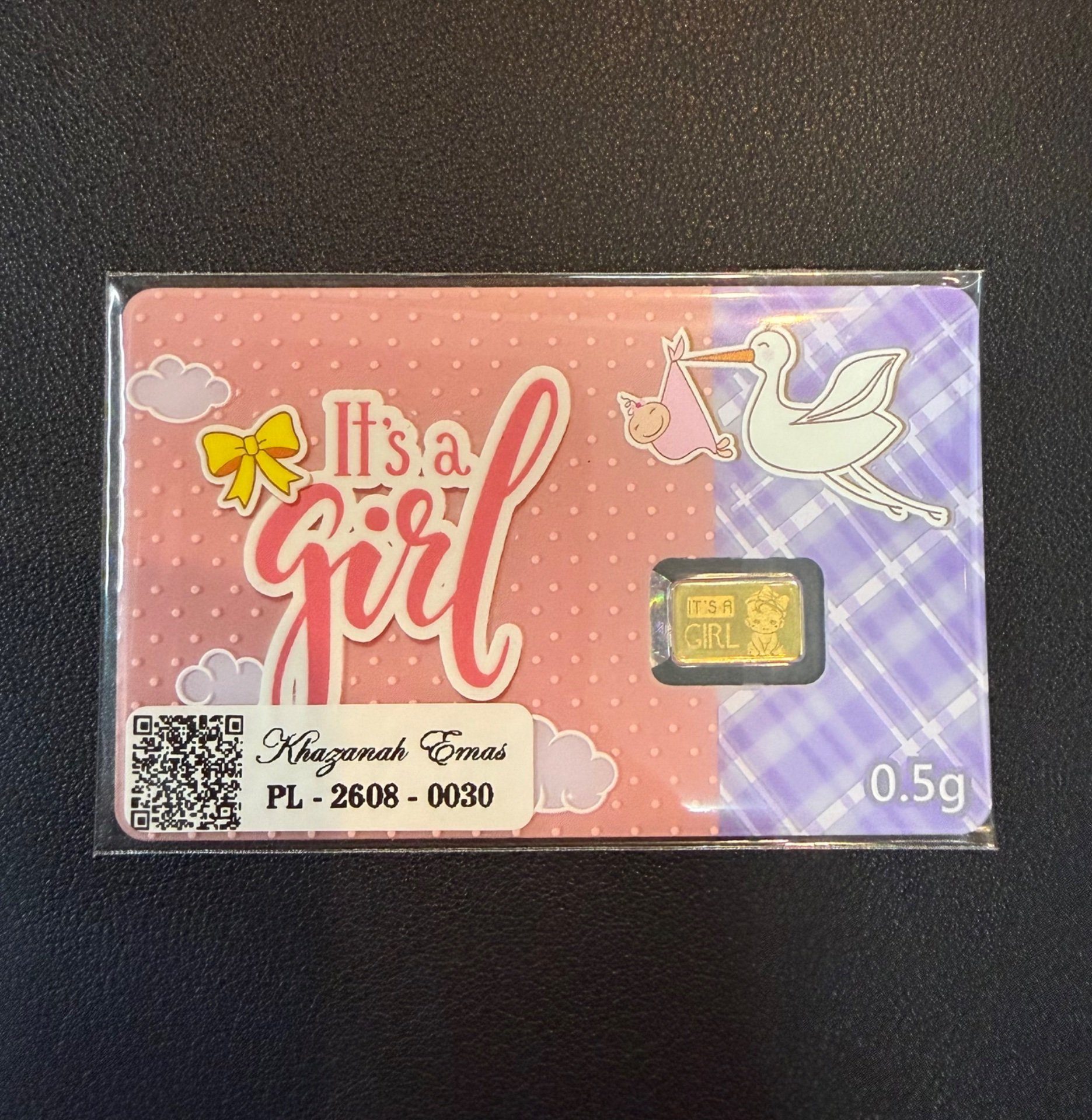 Gold Bar with Certificate (999.9)
