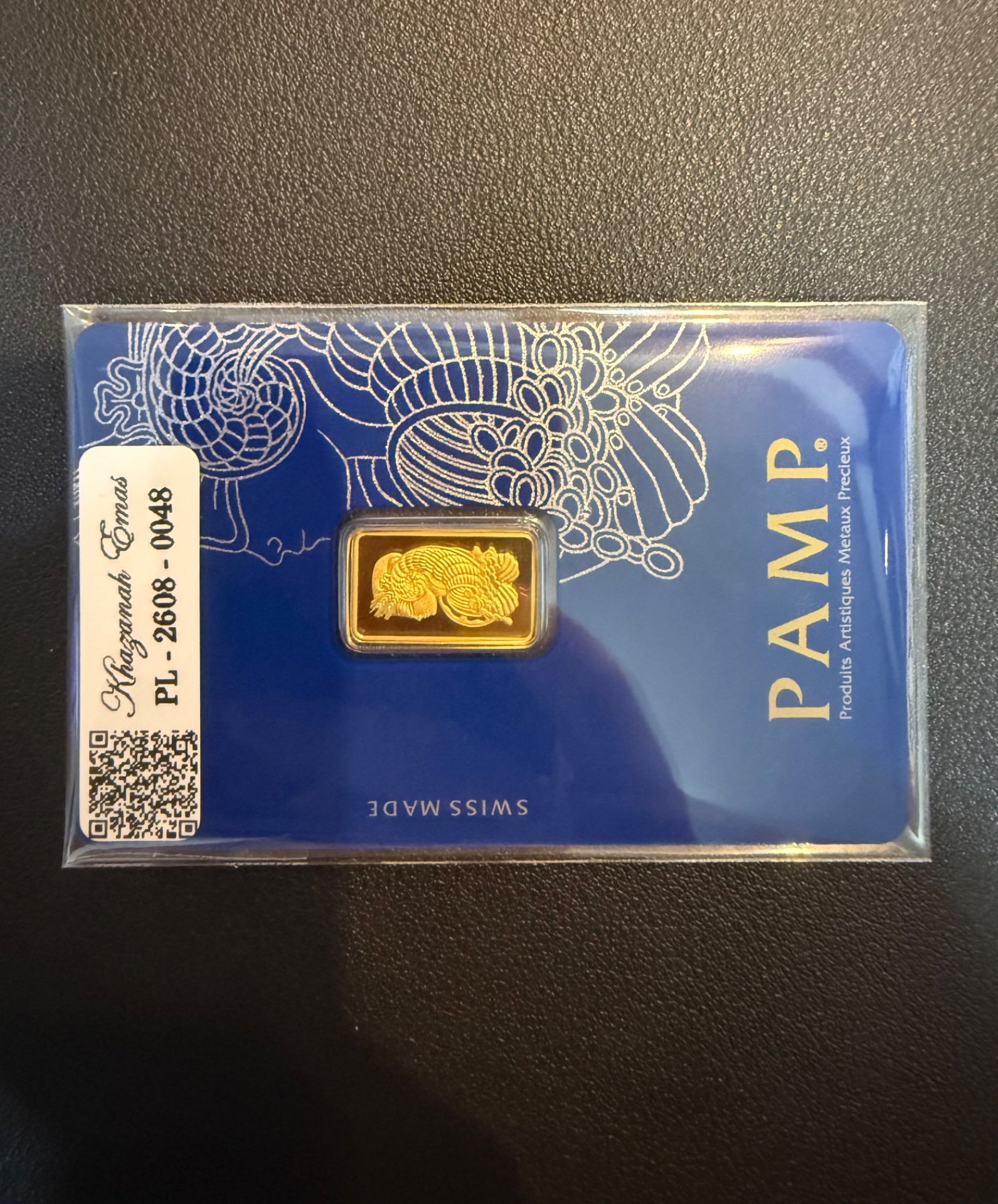 Gold Bar with Certificate (999.9)