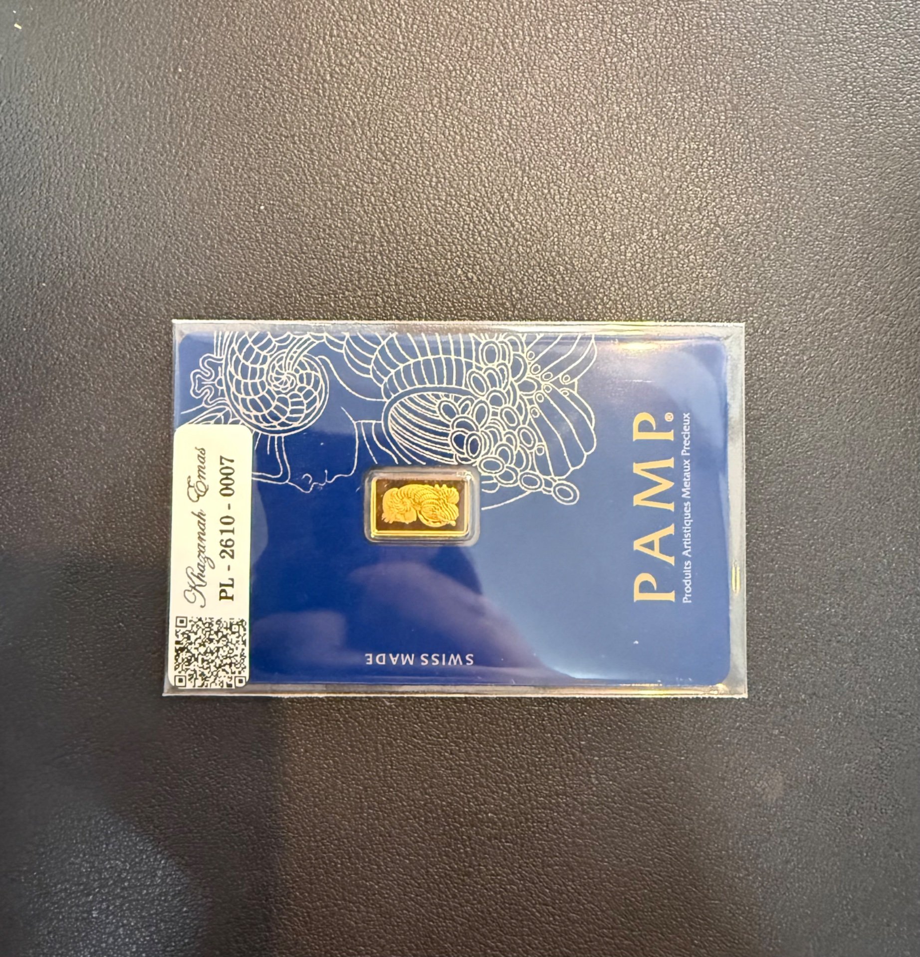 Gold Bar with Certificate (999.9)