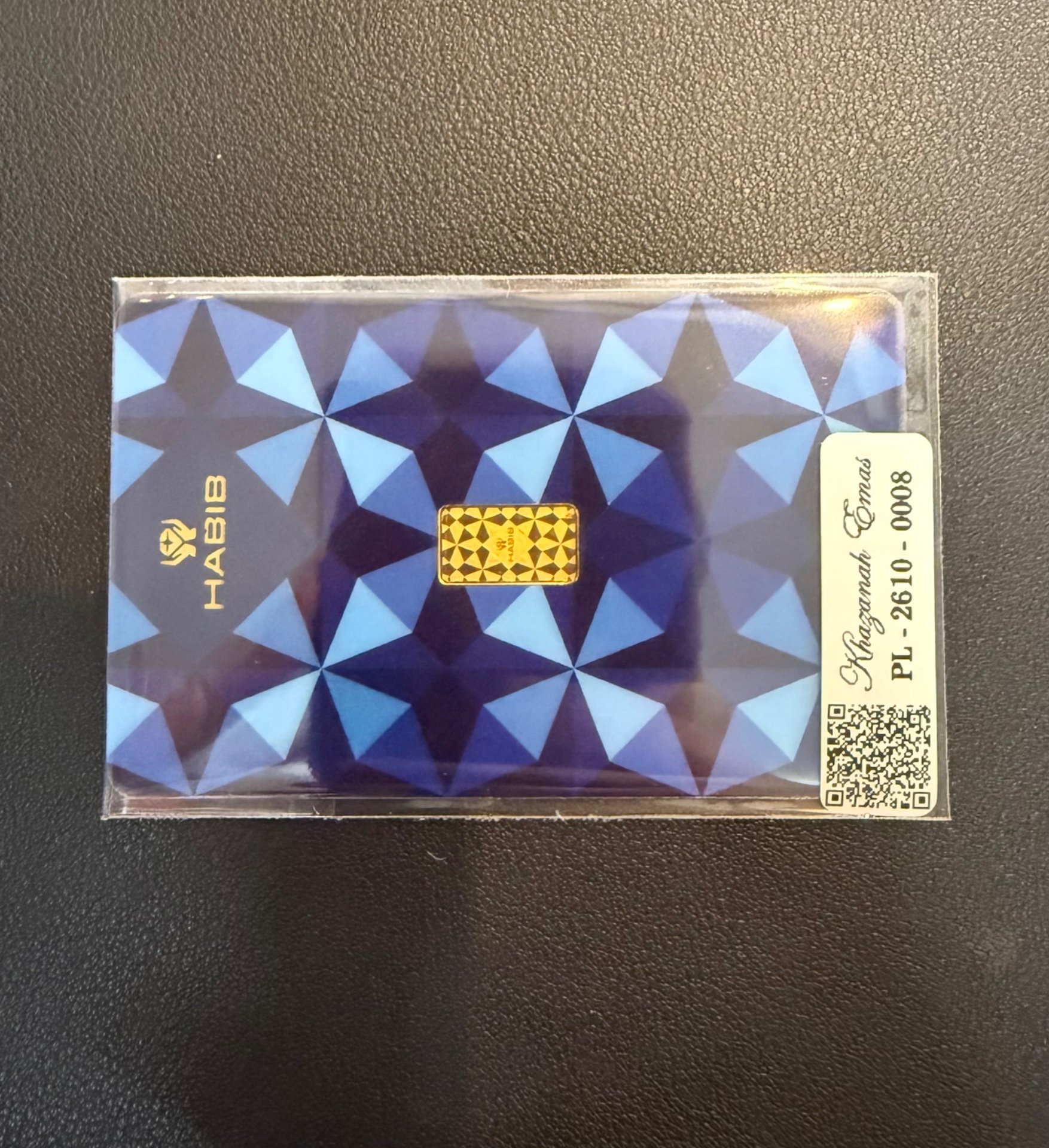 Gold Bar with Certificate (999.9)